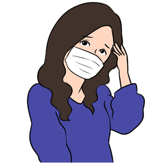 不調に悩む人